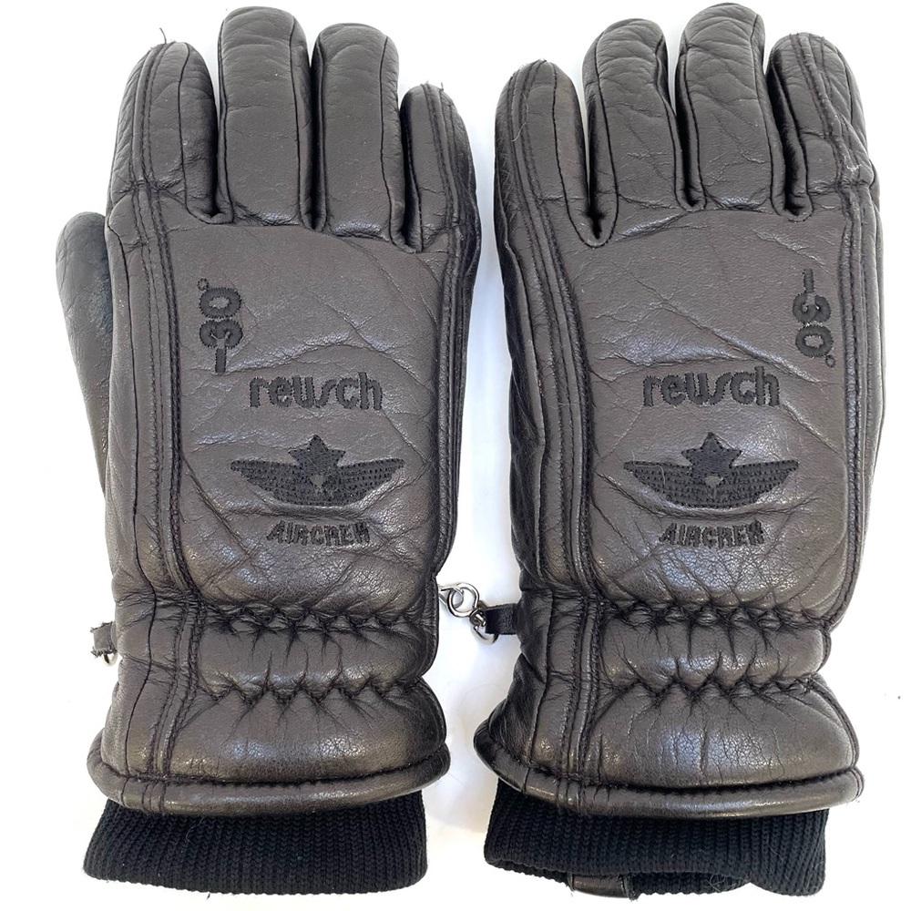 Reusch Aircrew Leather Gloves Style Vintage 1980's